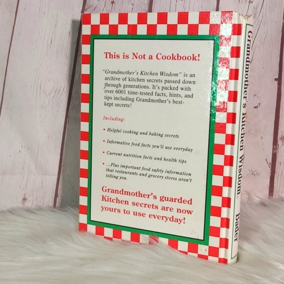 Vintage 90s Hardback Book Grandmother's Kitchen Wisdom Common Kitchen Problems - Picture 5 of 14